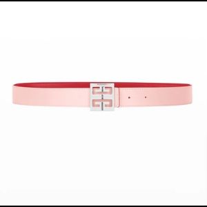 Givenchy 4G Reversible Leather Belt Size 90